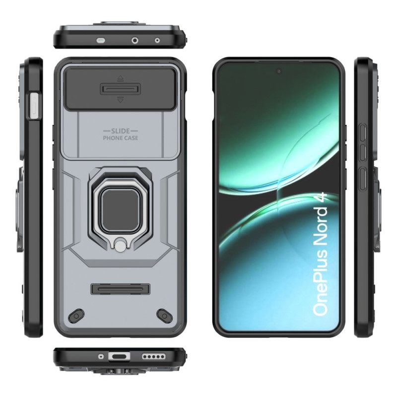 Κάλυμμα Oneplus Nord 4 Ανθεκτικός Δακτύλιος Με Προστατευτικό Φακού