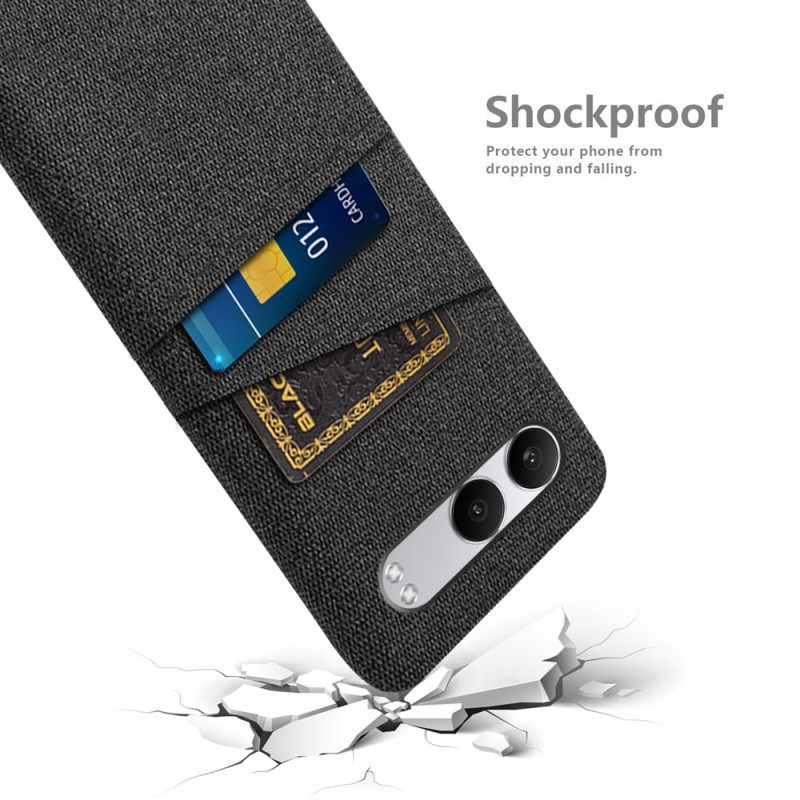 Κάλυμμα Oneplus Nord 4 Υφασμάτινη Θήκη Καρτών