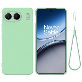 Κάλυμμα Oneplus Nord 4 Υγρή Σιλικόνη Με Λουράκι