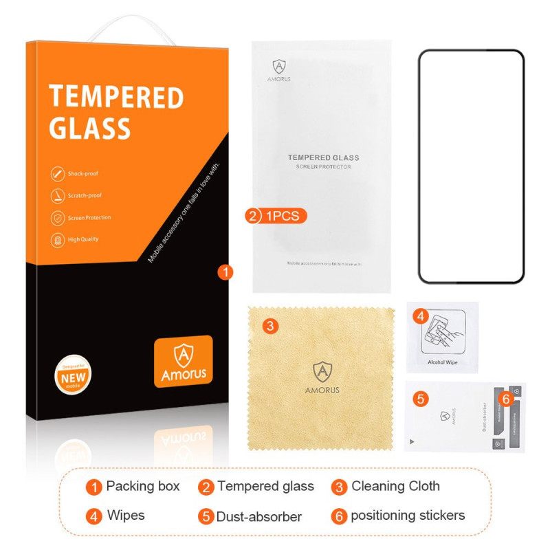 Προστατευτικό Οθόνης Από Σκληρυμένο Γυαλί Πλήρους Κάλυψης Για Oneplus Nord 4