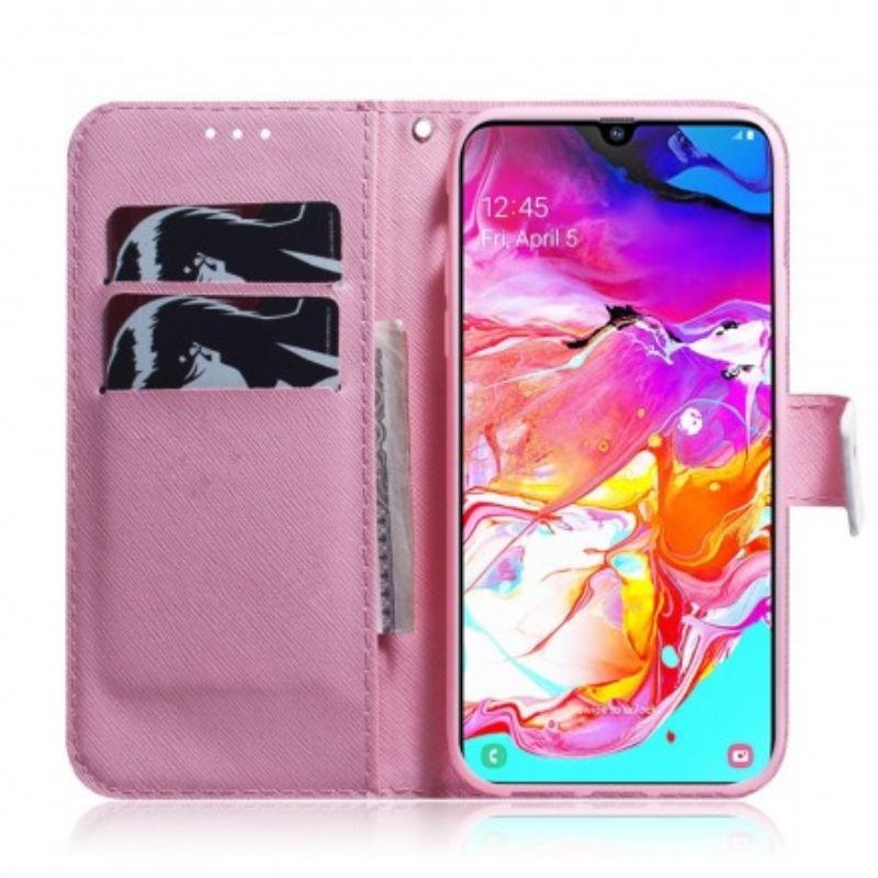Κάλυμμα Samsung Galaxy A70 Dusty Pink Flower