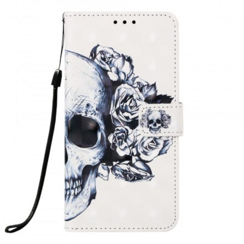 Κάλυμμα Samsung Galaxy A70 Floral Skull