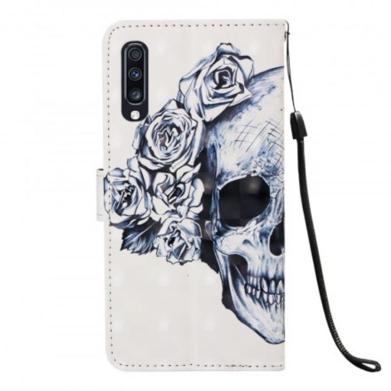 Κάλυμμα Samsung Galaxy A70 Floral Skull