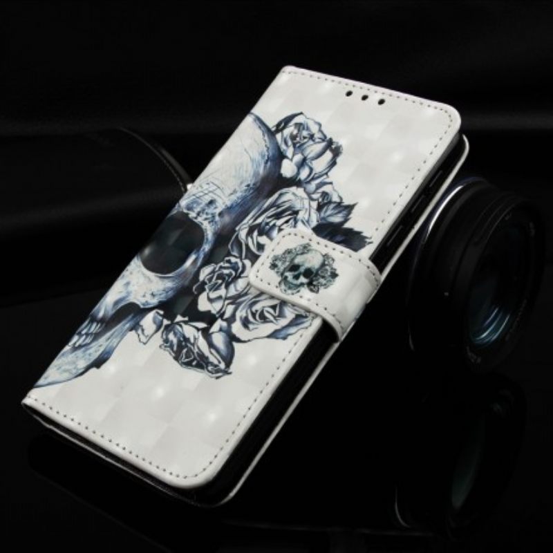 Κάλυμμα Samsung Galaxy A70 Floral Skull