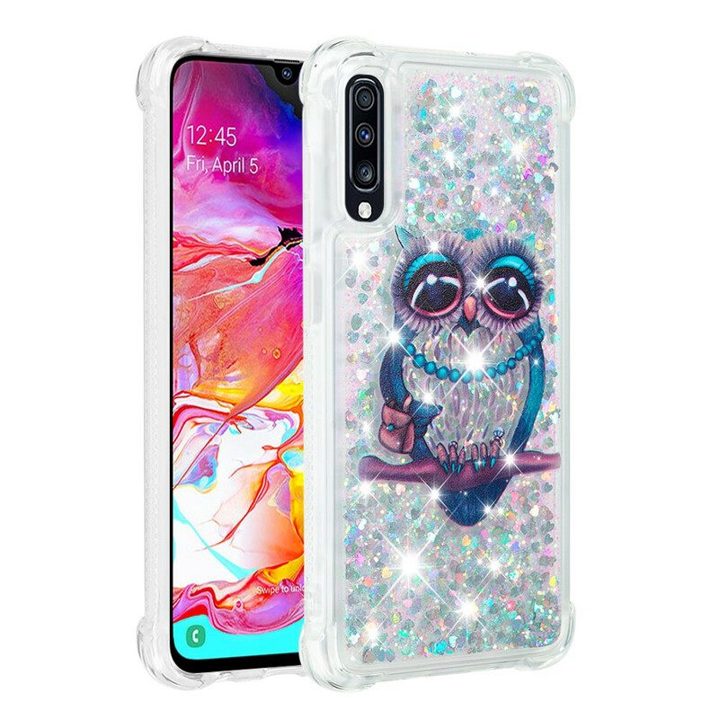 Θήκη Samsung Galaxy A70 Miss Glitter Owl
