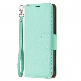 Κάλυμμα Xiaomi 12T / 12T Pro με κορδονι Strappy Litchi Leather Style