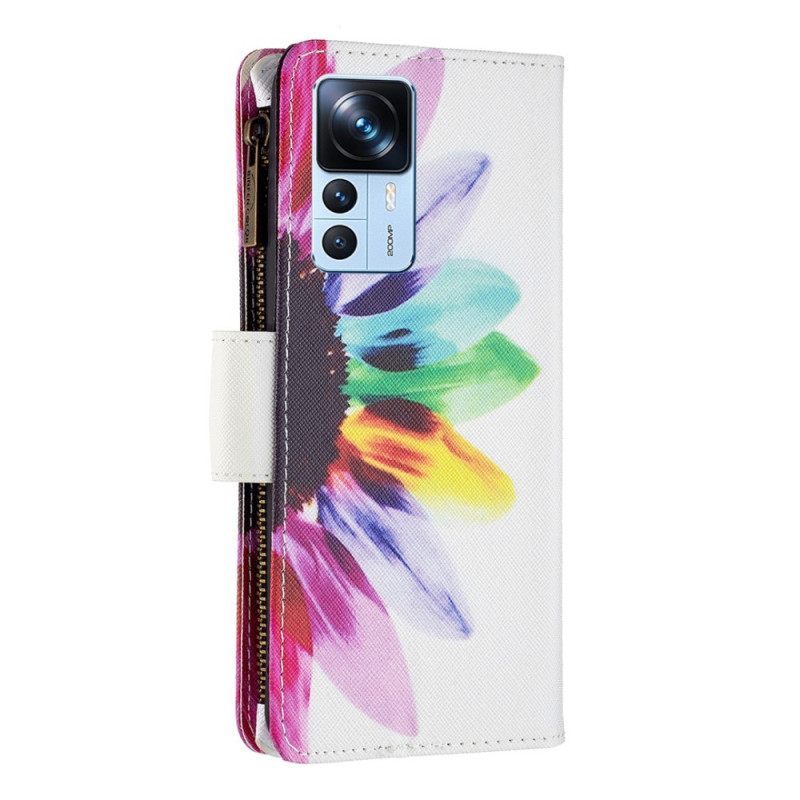 Κάλυμμα Xiaomi 12T / 12T Pro Τσέπη Με Φερμουάρ