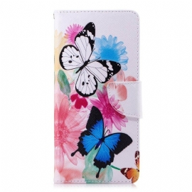 Κάλυμμα Samsung Galaxy Note 9 Ζωγραφισμένες Πεταλούδες Και Λουλούδια