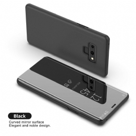 θηκη κινητου Samsung Galaxy Note 9 Καθρέφτης Και Δέρμα Simiii