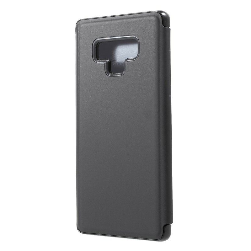 θηκη κινητου Samsung Galaxy Note 9 Καθρέφτης Και Δερμάτινο Εφέ