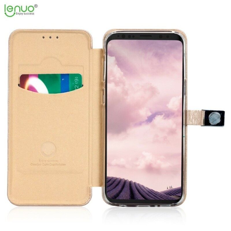 Θήκη Flip Samsung Galaxy S9 Lenuo Faux Leather Vintage