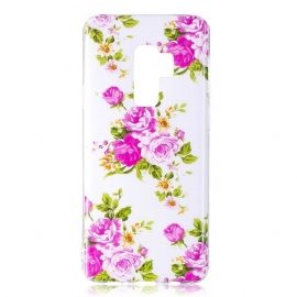 Θήκη Samsung Galaxy S9 Fluorescent Liberty Flowers