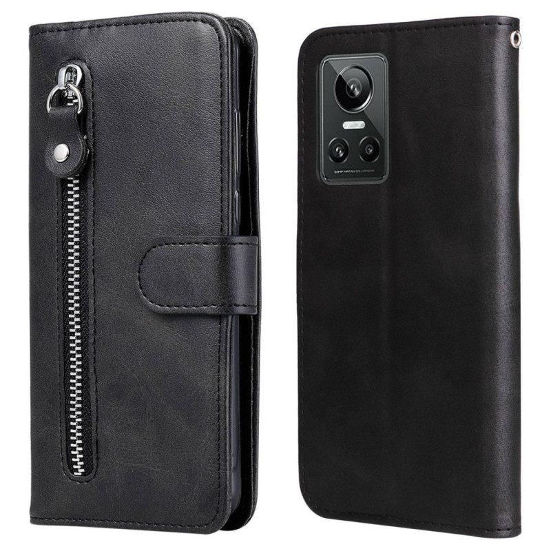 Κάλυμμα Realme GT Neo 3 πορτοφολι Zip Wallet