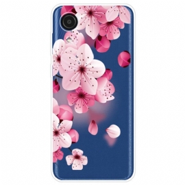 θηκη κινητου Samsung Galaxy A03 Core Μικρά Ροζ Λουλούδια