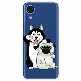 Θήκη Samsung Galaxy A03 Core Αστεία Σκυλιά