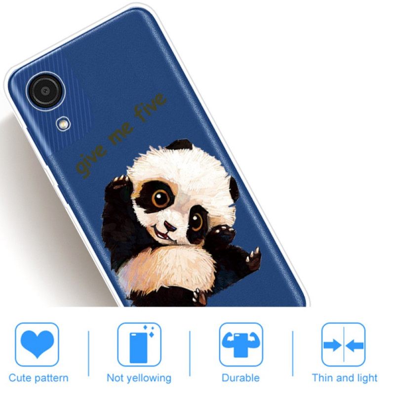 Θήκη Samsung Galaxy A03 Core Panda Δώσε Μου Πέντε