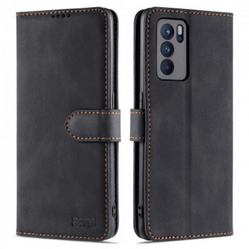Κάλυμμα Oppo Reno 6 5G Azns Couture Leather Effect