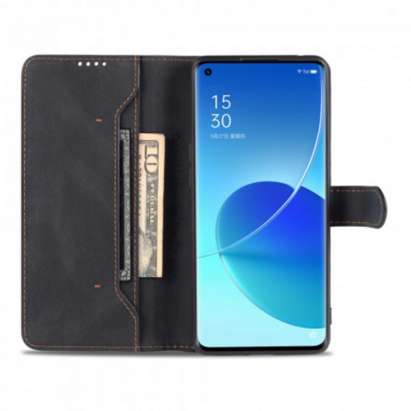 Κάλυμμα Oppo Reno 6 5G Azns Couture Leather Effect