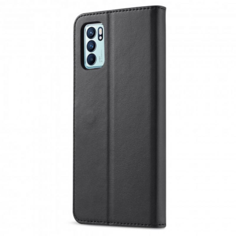 Κάλυμμα Oppo Reno 6 5G Lc.imeeke Leather Effect