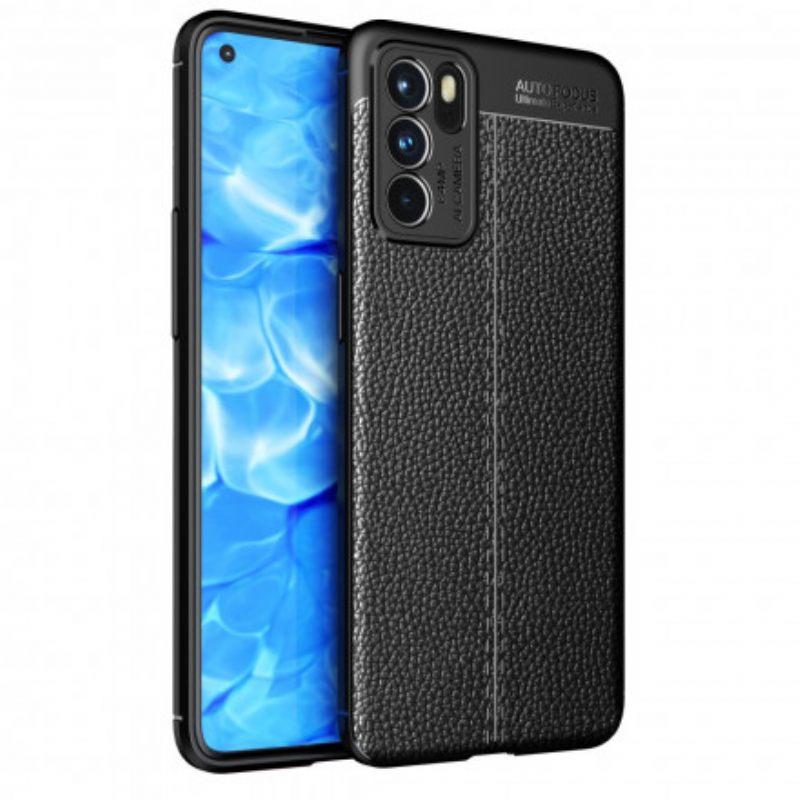 θηκη κινητου Oppo Reno 6 5G Δερμάτινο Εφέ Litchi