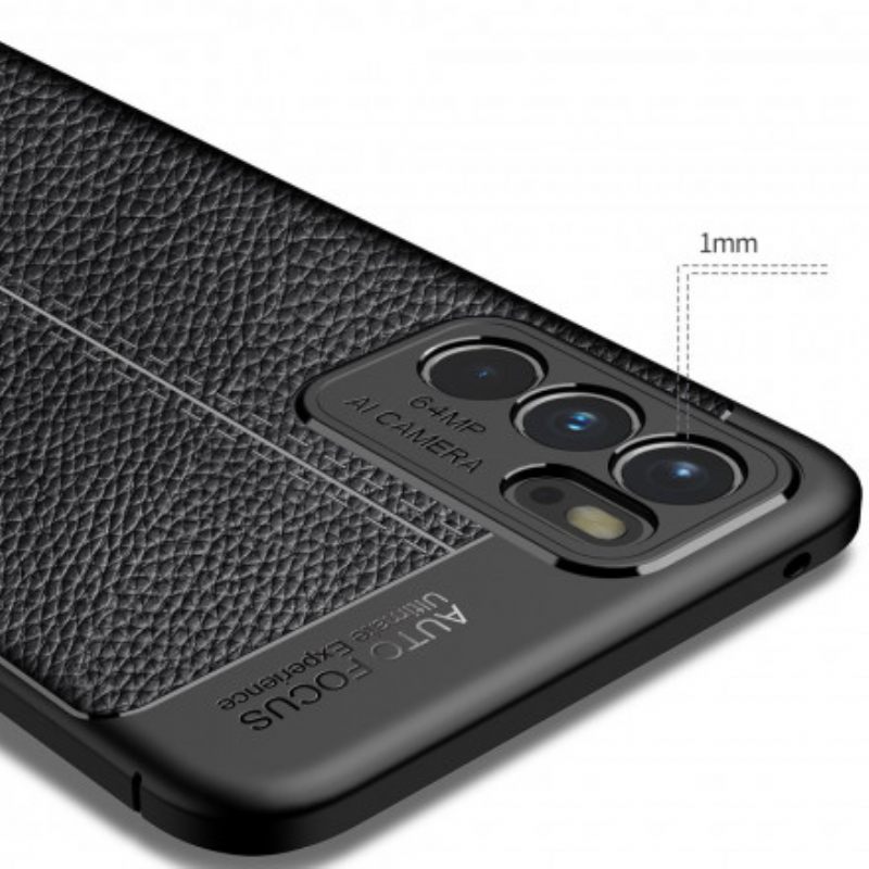 θηκη κινητου Oppo Reno 6 5G Δερμάτινο Εφέ Litchi
