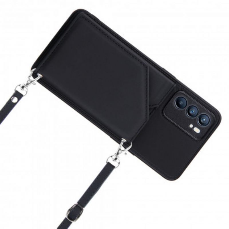 θηκη κινητου Oppo Reno 6 5G Λουράκι Ώμου Θήκη Κάρτας