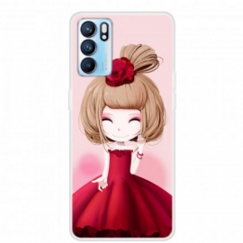 Θήκη Oppo Reno 6 5G Manga Lady