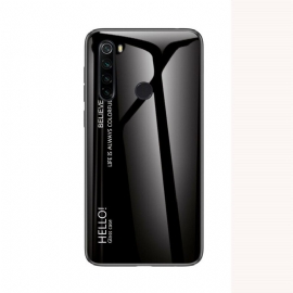 Θήκη Xiaomi Redmi Note 8T Tempered Glass Γεια Σας