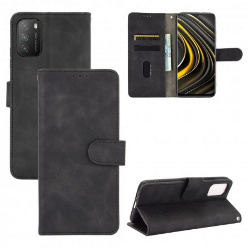 Κάλυμμα Poco M3 Soft Touch Leather Effect