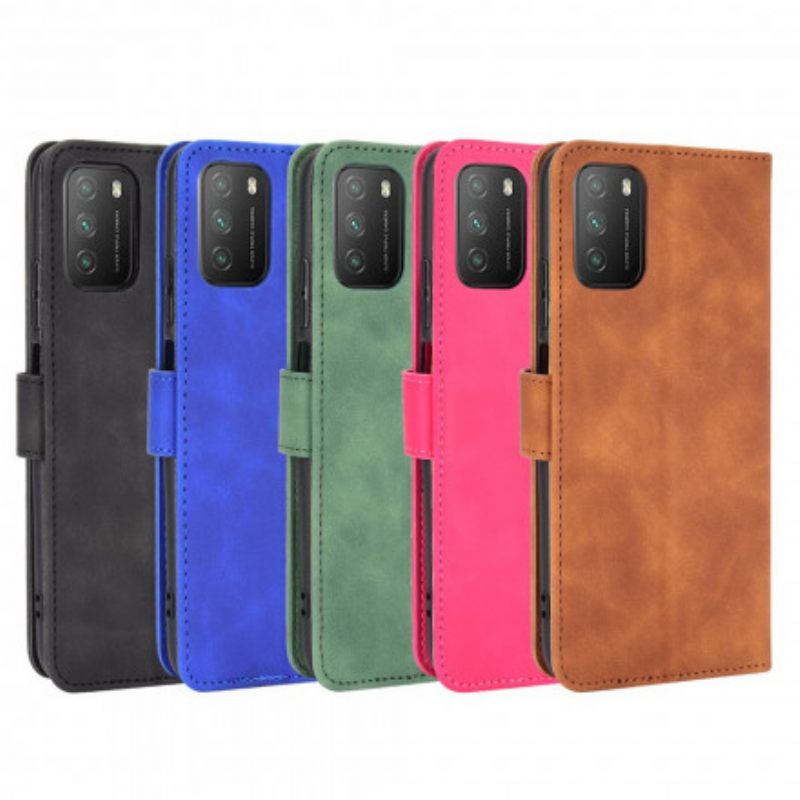 Κάλυμμα Poco M3 Soft Touch Leather Effect