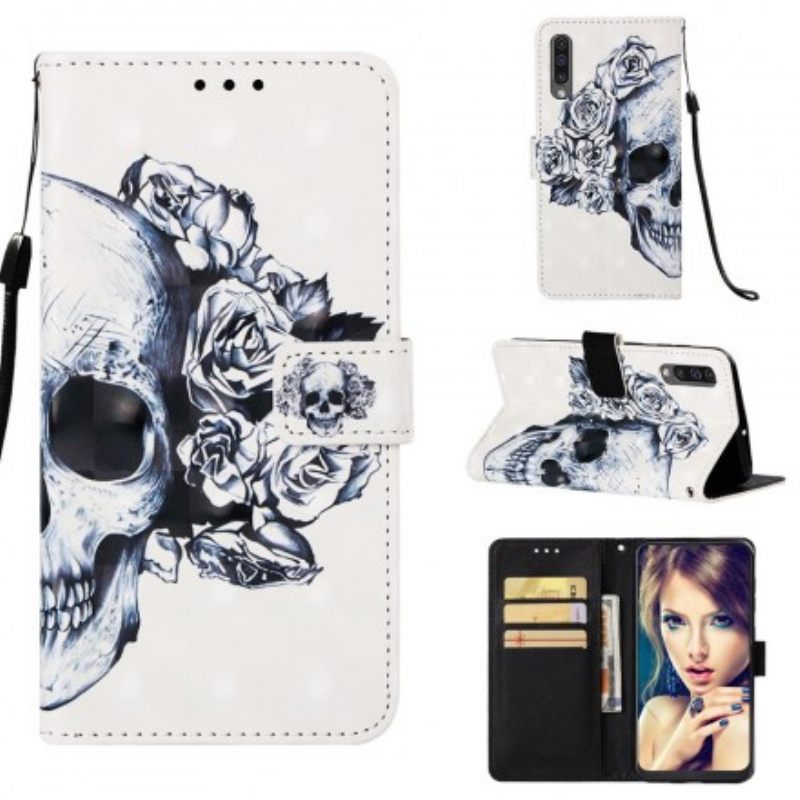 Κάλυμμα Samsung Galaxy A50 Floral Skull