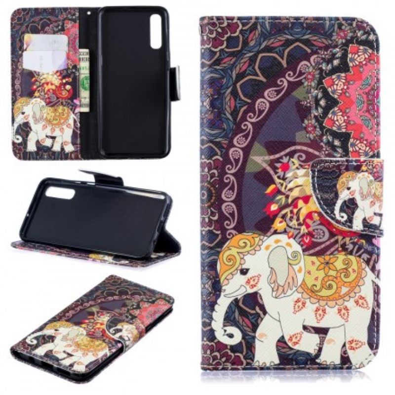Κάλυμμα Samsung Galaxy A50 Mandala Ethnic Elephants