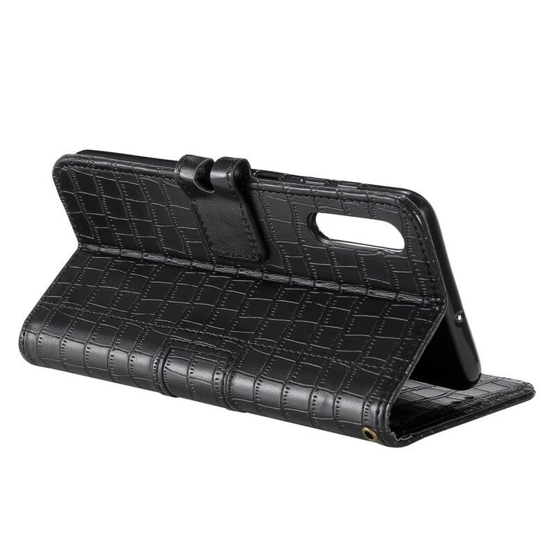 Θήκη Flip Samsung Galaxy A50 Έντονος Κροκ