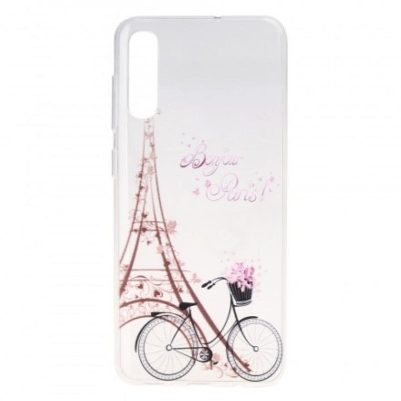 θηκη κινητου Samsung Galaxy A50 Διαφανές Bonjour Paris
