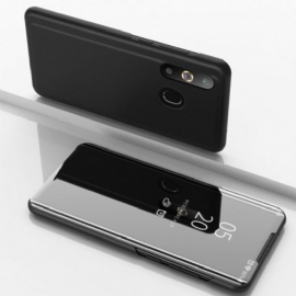 θηκη κινητου Samsung Galaxy A50 Καθρέφτης Και Συνθετικό Δέρμα