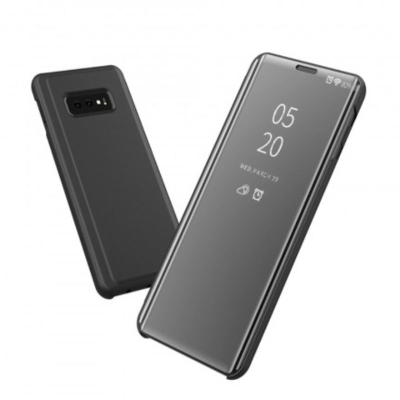 θηκη κινητου Samsung Galaxy A50 Καθρέφτης Και Συνθετικό Δέρμα