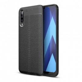 Θήκη Samsung Galaxy A50 Δερμάτινο Εφέ Litchi Διπλής Γραμμής