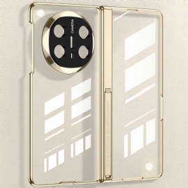 Κάλυμμα Huawei Mate X6 Διαφανές Με Μεντεσέ Και Σκληρυμένο Γυαλί Σιλικόνης