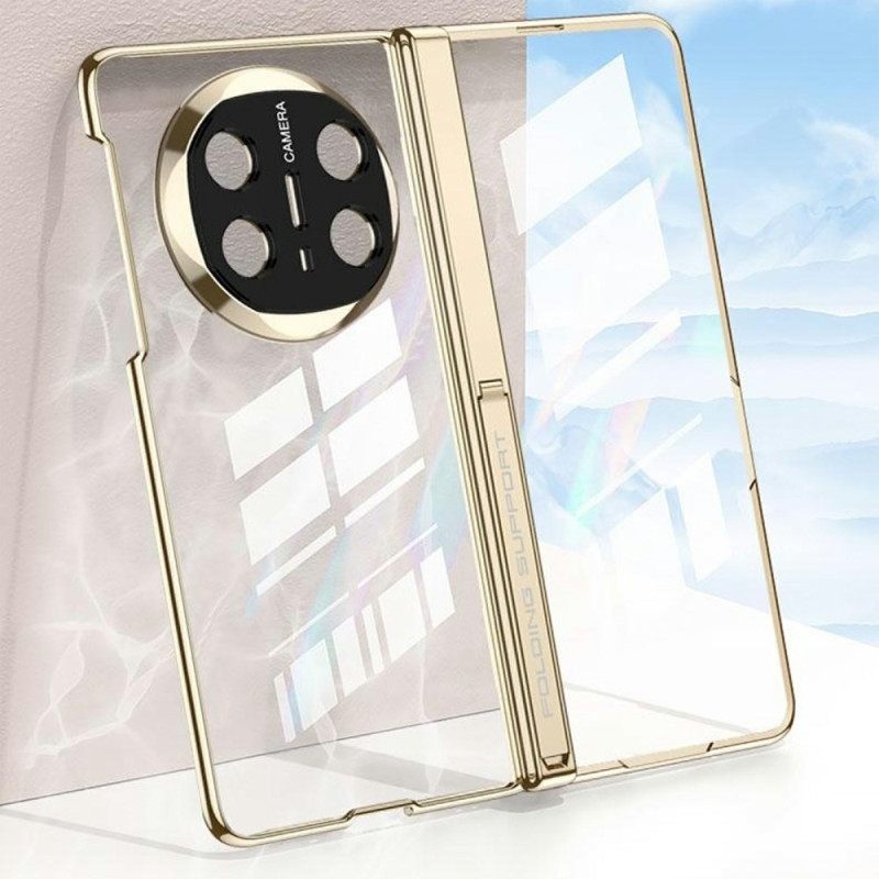 Κάλυμμα Huawei Mate X6 Διαφανές Με Μεντεσέ Και Σκληρυμένο Γυαλί Σιλικόνης