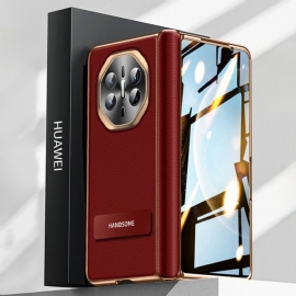 Κάλυμμα Huawei Mate X6 Υφή Δέρματος Με Προστατευτικό Οθόνης Σιλικόνης