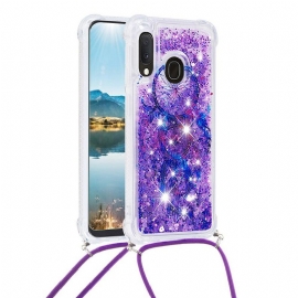 Θήκη Samsung Galaxy A20e με κορδονι Dream Catcher Glitter Cord