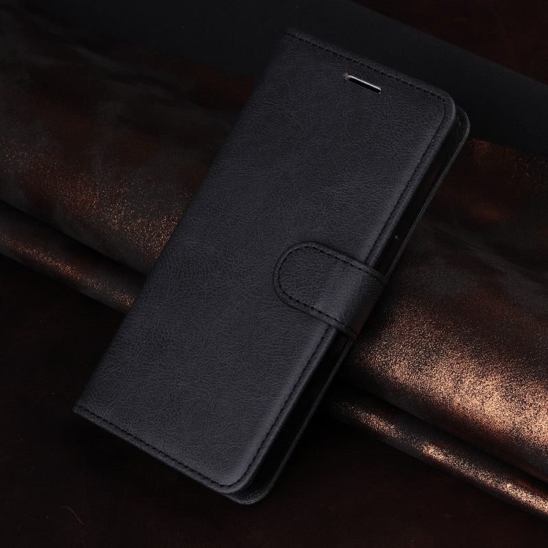 Δερματινη Θηκη Realme 14t 5g Απλό Δερμάτινο Εφέ Με Λουρί