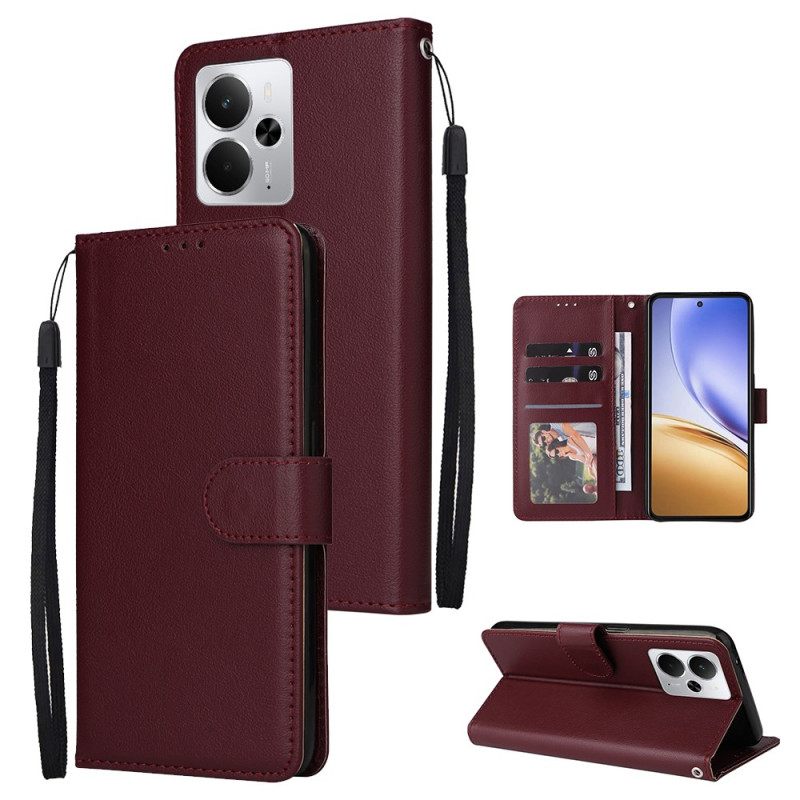 Δερματινη Θηκη Realme 14t 5g Απλό Λουρί