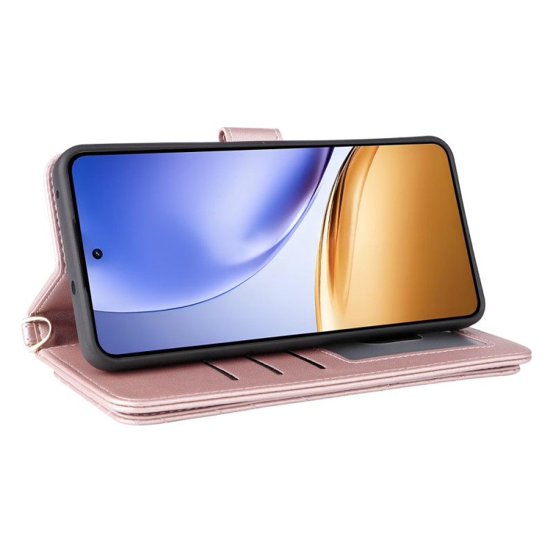 Δερματινη Θηκη Realme 14t 5g Λουρί Και Λουρί Ώμου