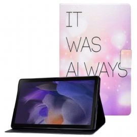 δερματινη θηκη Samsung Galaxy Tab A8 Ήσουν Πάντα Εσύ