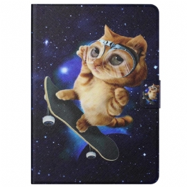 Κάλυμμα Samsung Galaxy Tab A8 Cat Skateboard