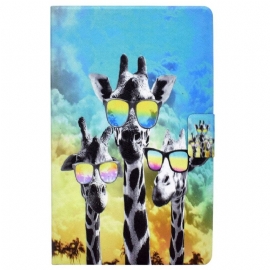Κάλυμμα Samsung Galaxy Tab A8 Funky Giraffes