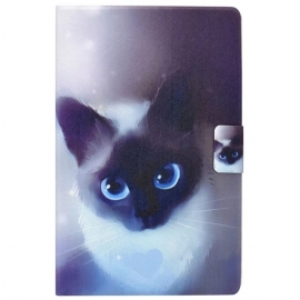 Κάλυμμα Samsung Galaxy Tab A8 Γάτα Blue Eyes