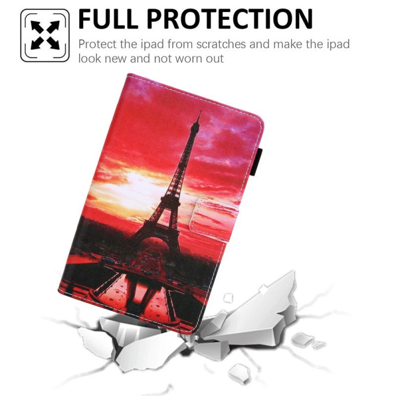 Κάλυμμα Samsung Galaxy Tab A8 Ηλιοβασίλεμα Πύργος Του Άιφελ