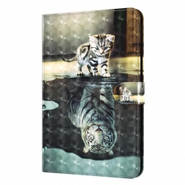 Κάλυμμα Samsung Galaxy Tab A8 Το Όνειρο Της Γάτας Με Ελαφριά Κηλίδα